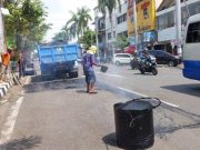 DPUPR Kota Tegal Melakukan Perbaikan dan Pemeliharaan Jalan Brawijaya Muarareja dan Jalan Diponegoro DPUPR Kota Tegal