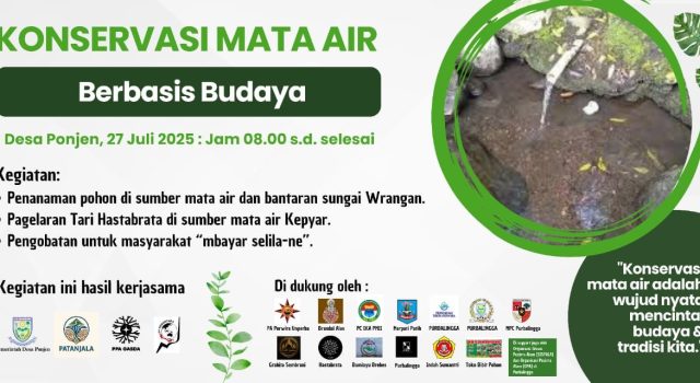 Warga Ponjen Jaga Sumber Air Lewat Aksi Budaya dan Tanam Pohon Gerakan Konservasi Mata Air